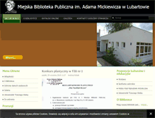Tablet Screenshot of biblioteka.lubartow.pl